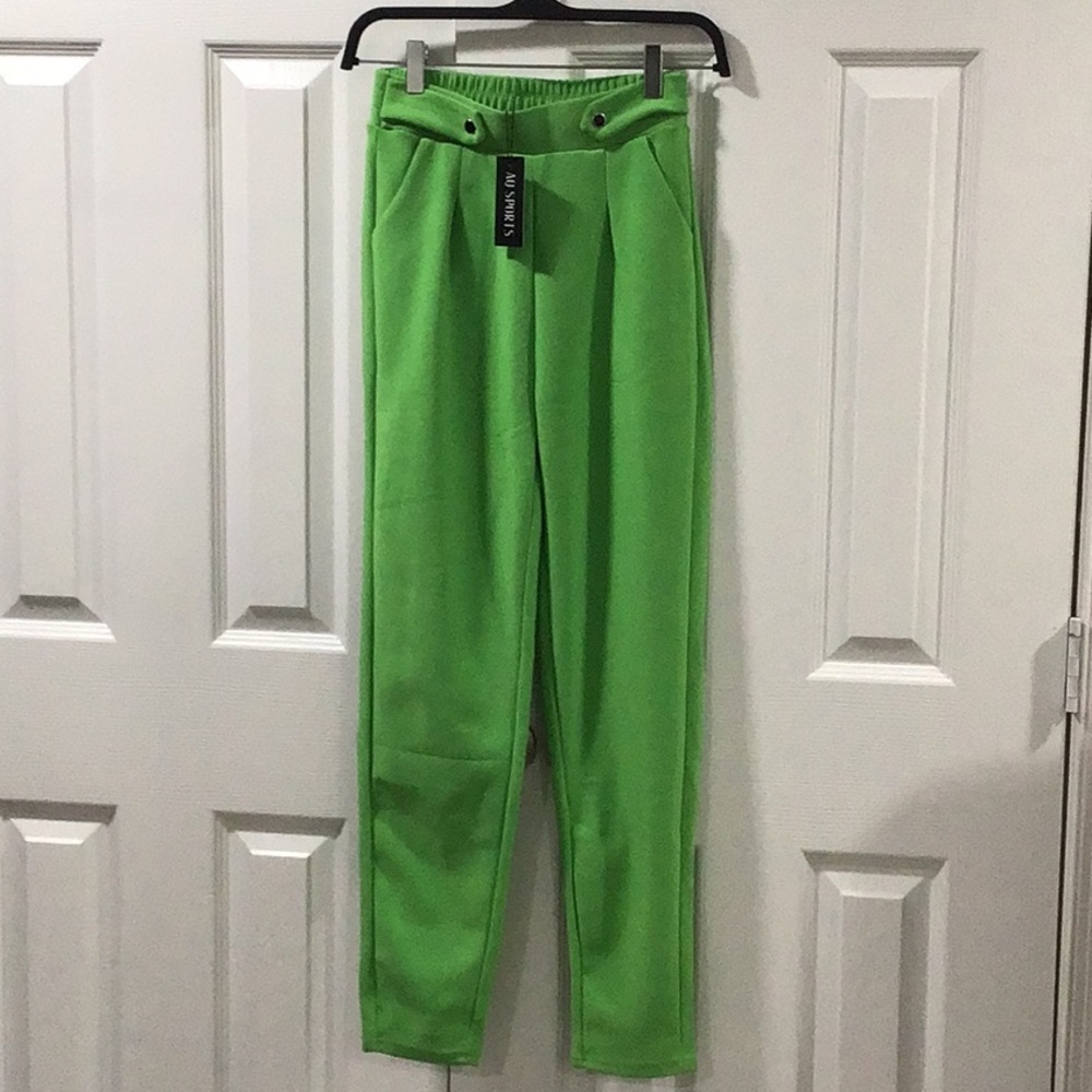 AQ Sports Vibrant Green Trousers